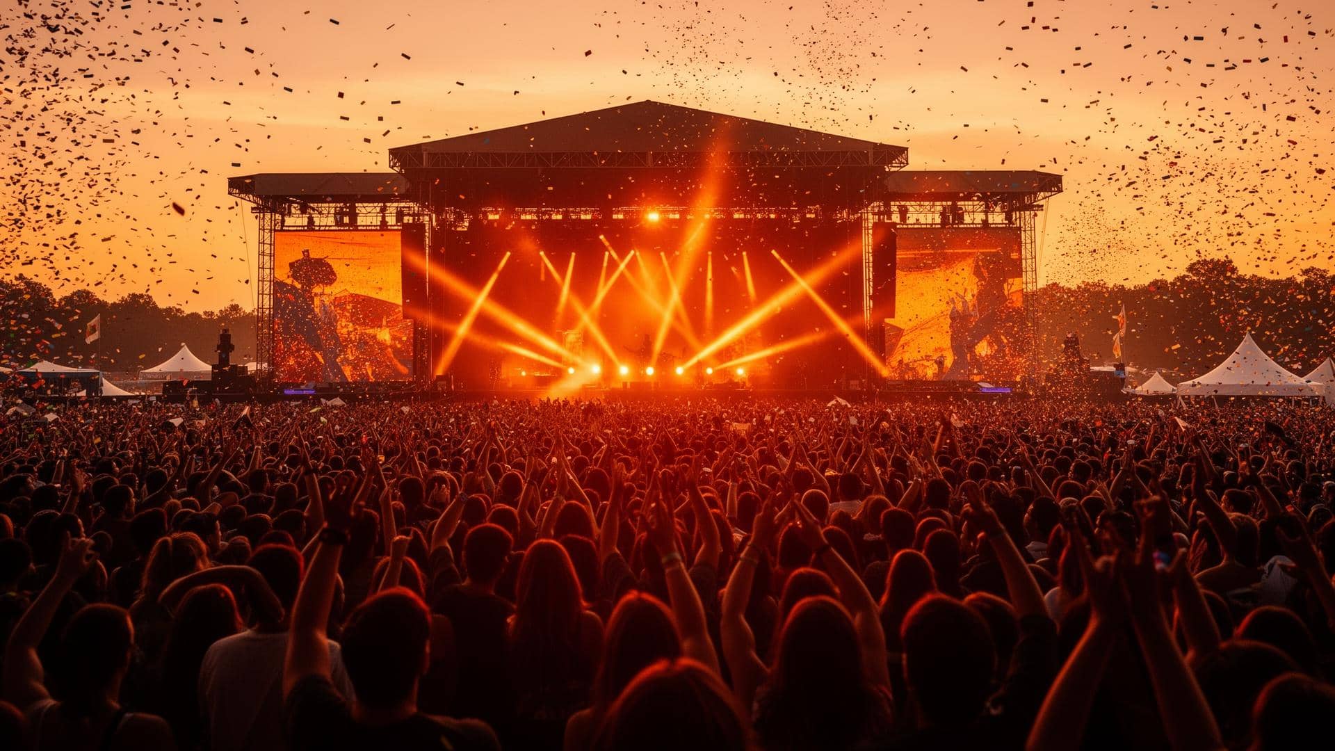 Festival crowd
